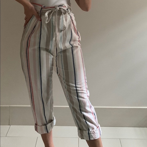 High waisted striped pants - Picture 2 of 3